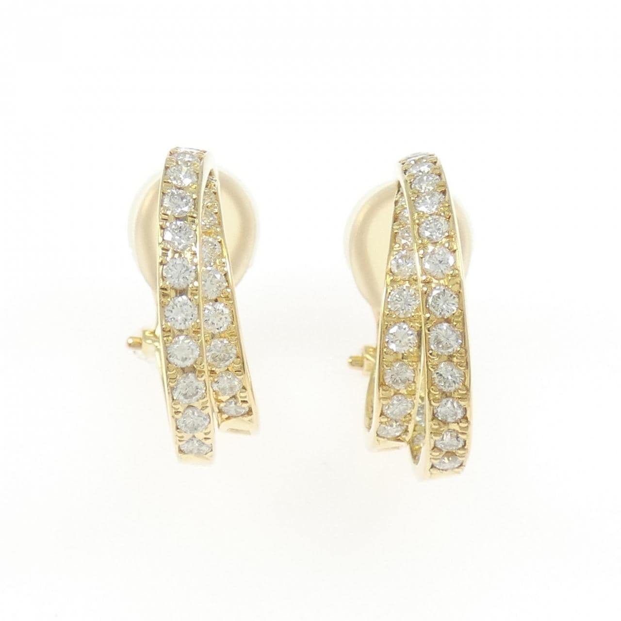 K18YG ダイヤモンド イヤリング 1.30CT