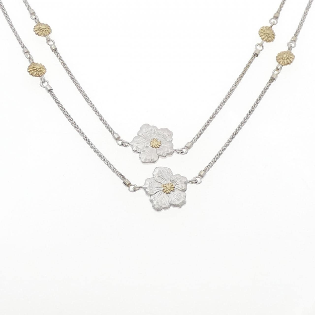 ブチェラッティ ブロッサム ヴェルメイユ ネックレス