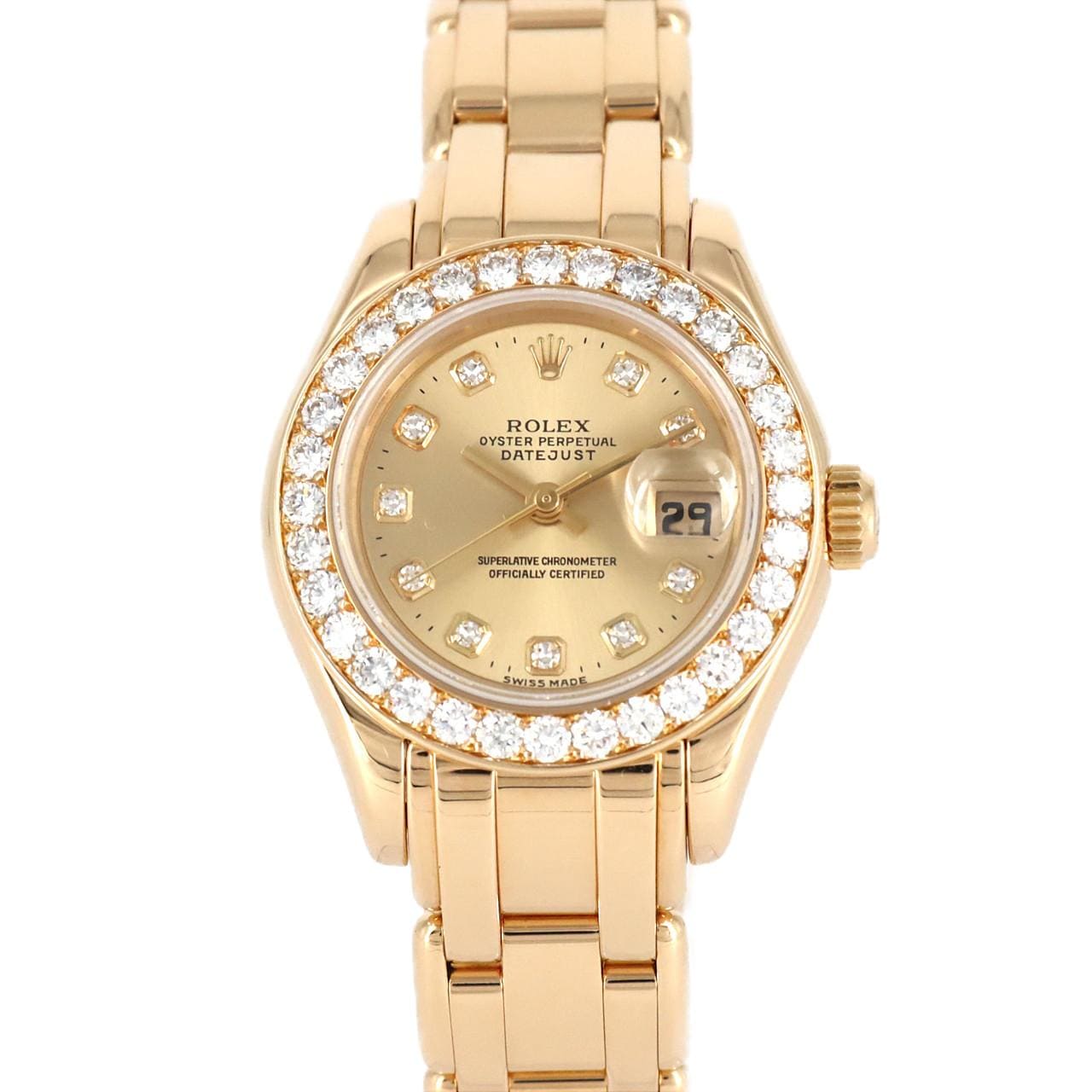 ROLEX Pearlmaster 69298G YG Automatic number