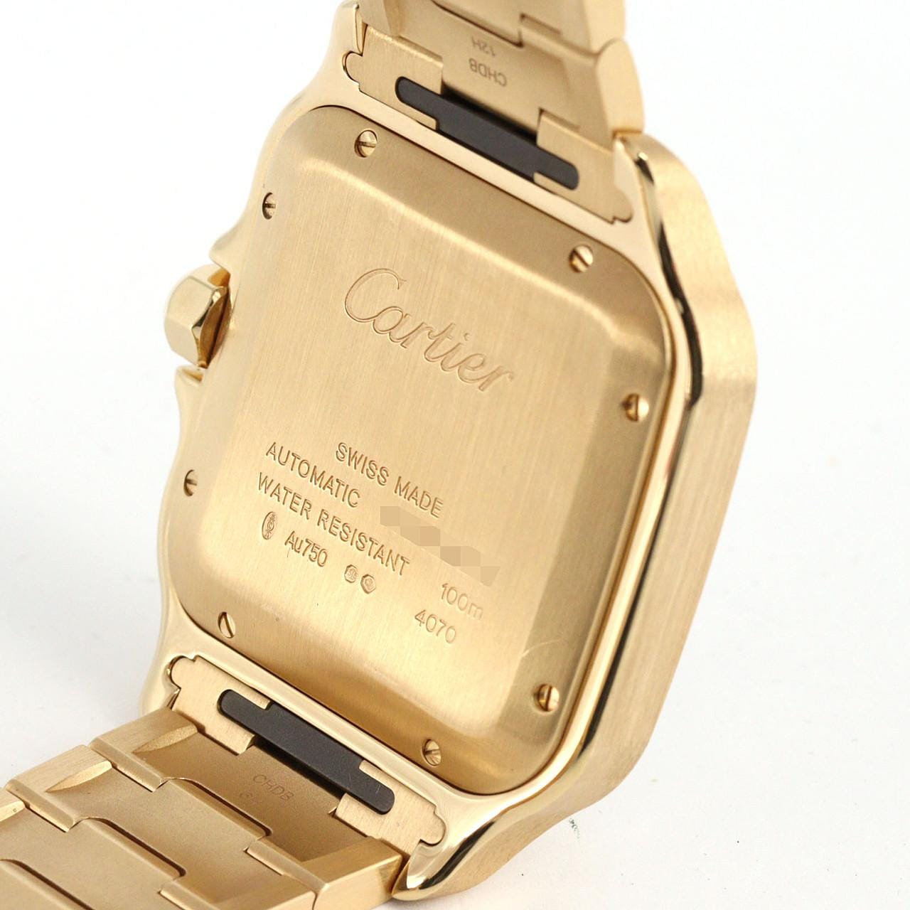 カルティエ サントスドゥカルティエLM YG WGSA0029 YG 自動巻