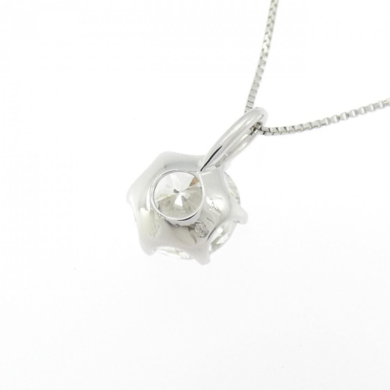PT900/PT850 ダイヤモンド ネックレス 1.418CT H SI2 Good