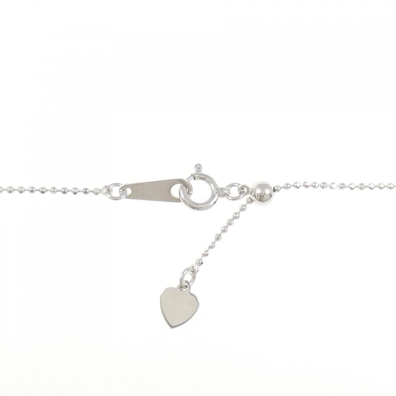 K18WG ブラックオパール ネックレス 2.04CT