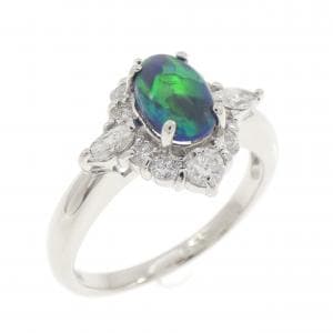PT900 ブラックオパール リング 0.78CT