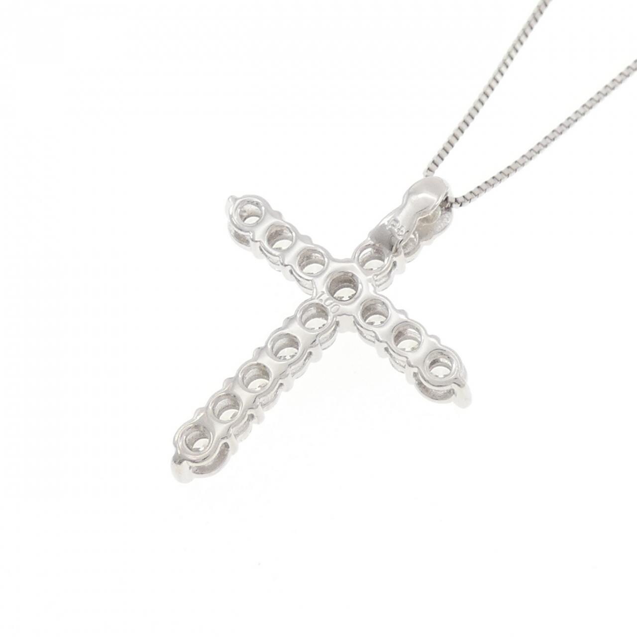 PT/PT850 クロス ダイヤモンド ネックレス 1.00CT