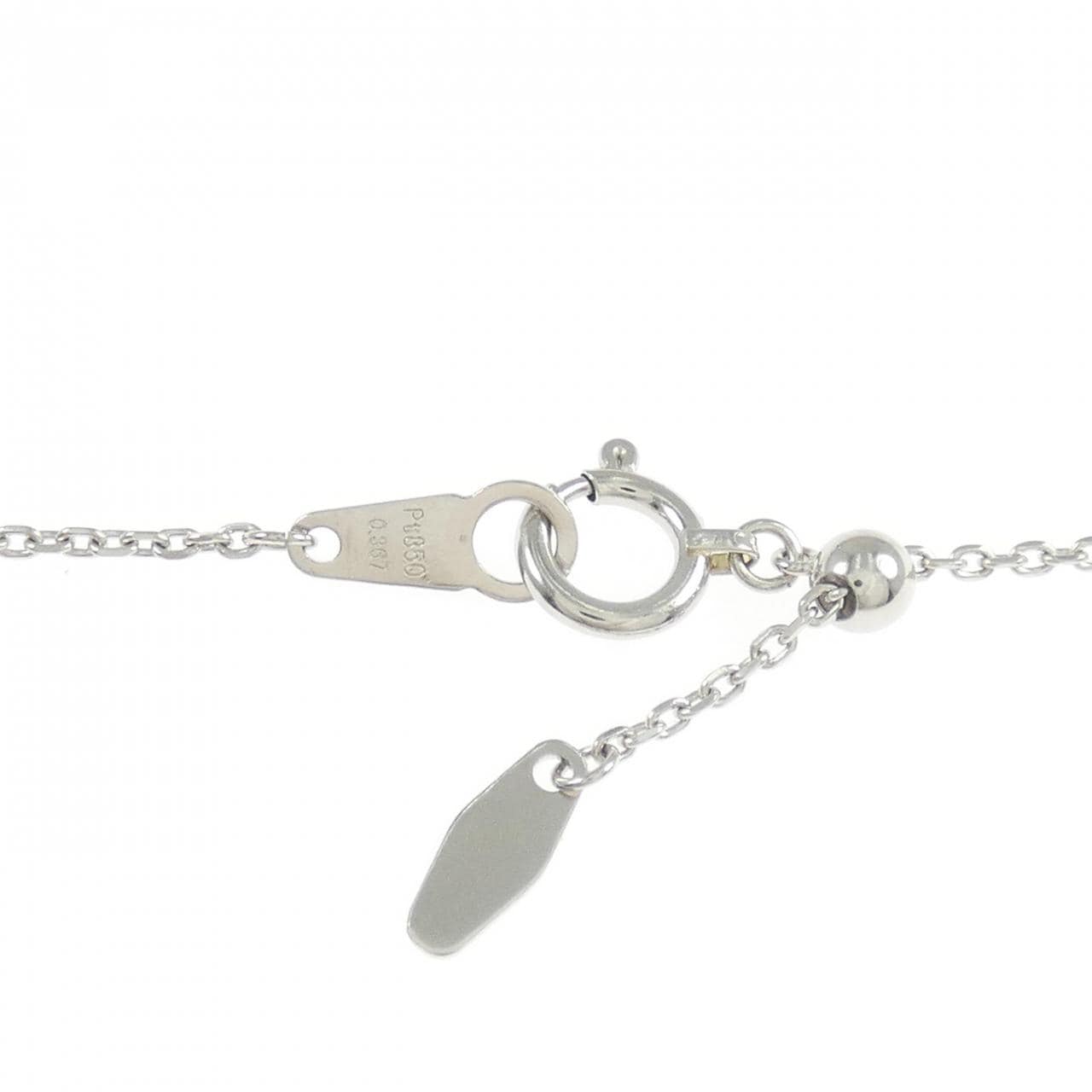 PT850 ダイヤモンド ネックレス 0.367CT D VS2 EXT