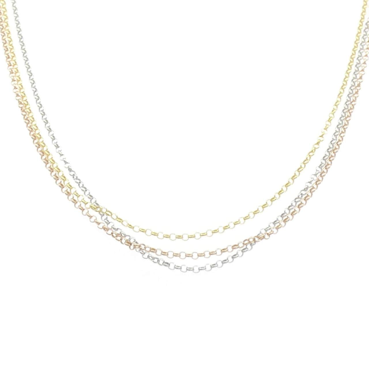 750スリーカラー ネックレス