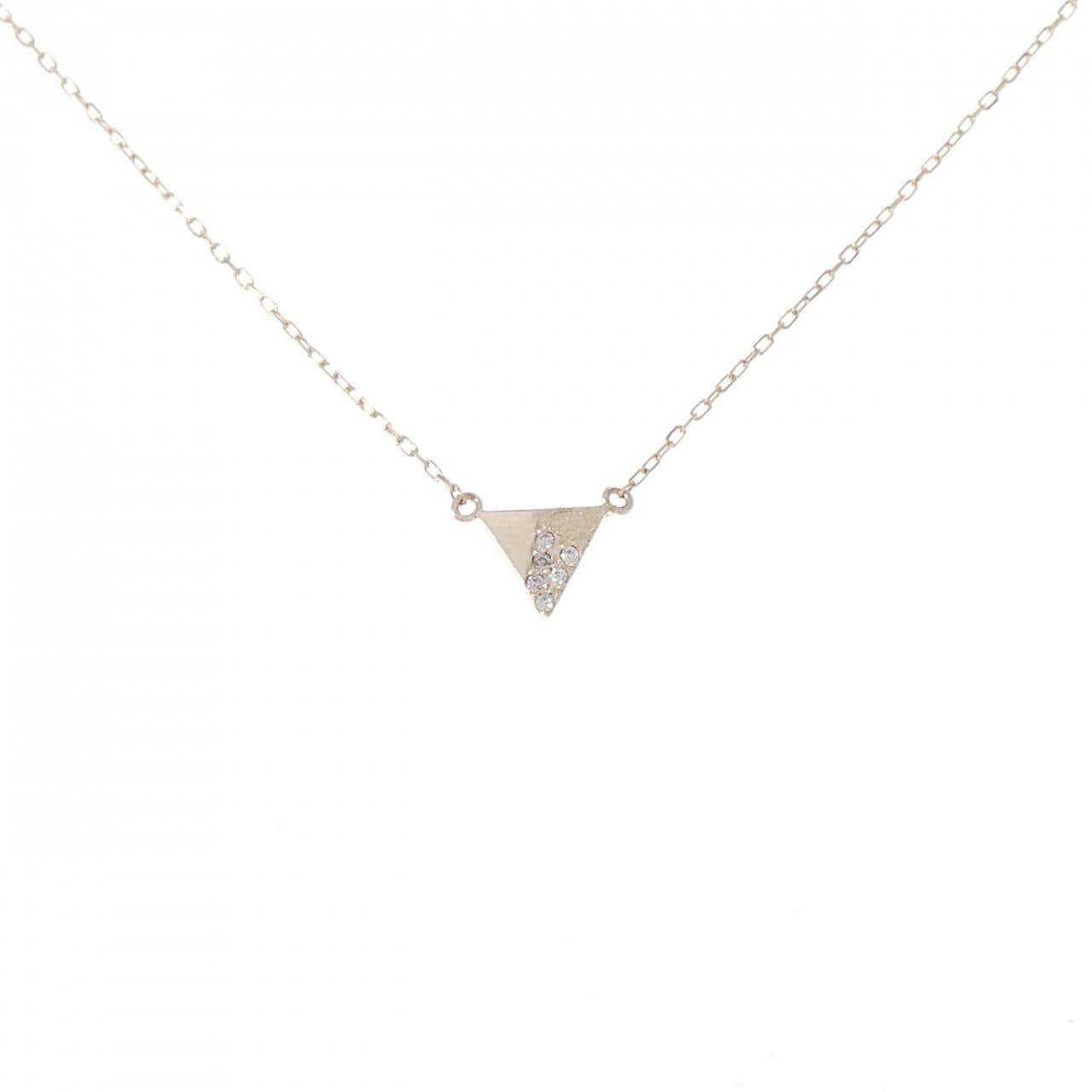 K10YG ダイヤモンド ネックレス 0.01CT
