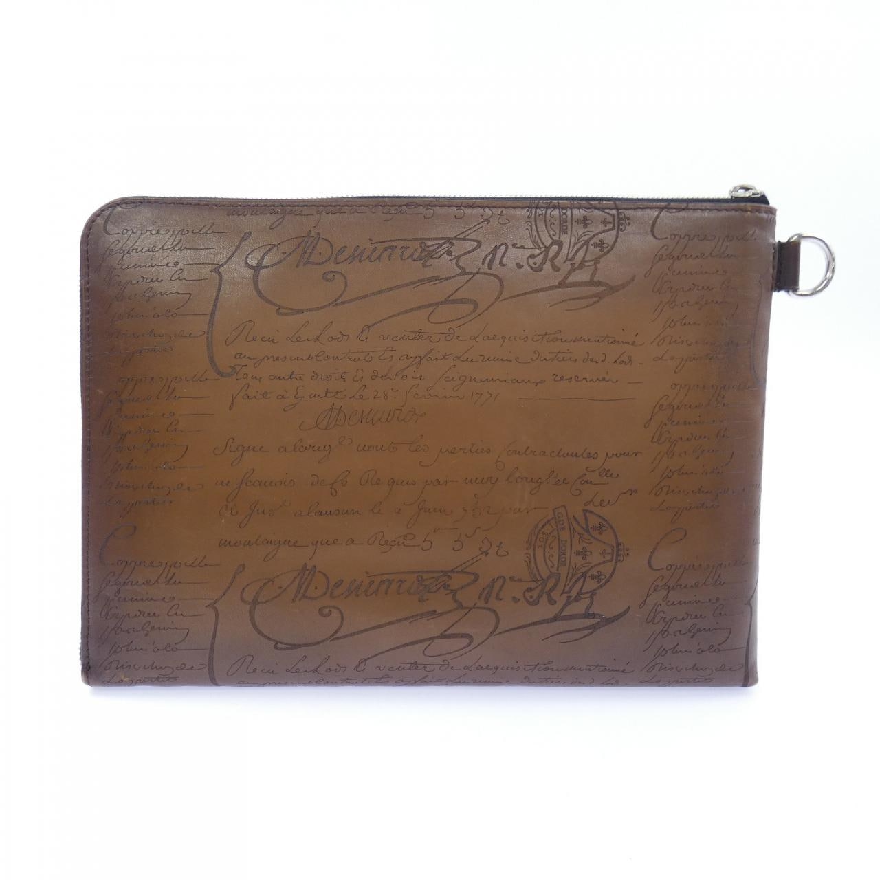 ベルルッティ Berluti ニノGMスクリットレザークラッチ BAG