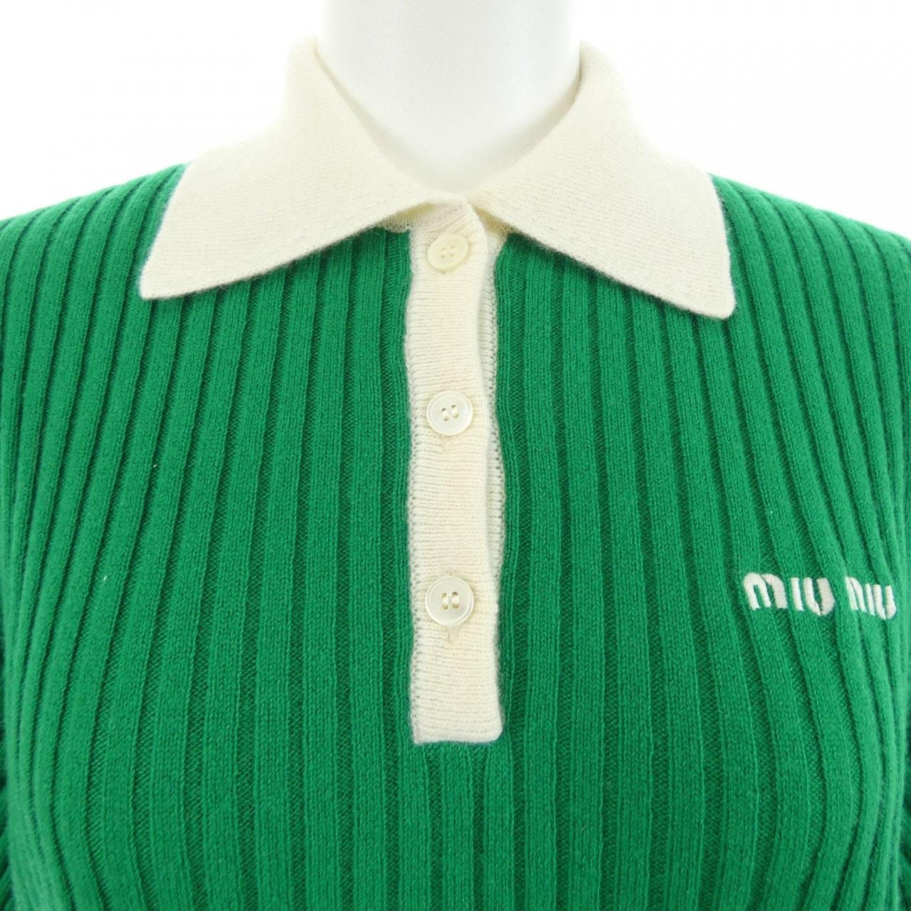 ミュウミュウ MIU MIU MMLA34 SOOO 1580 ポロシャツ