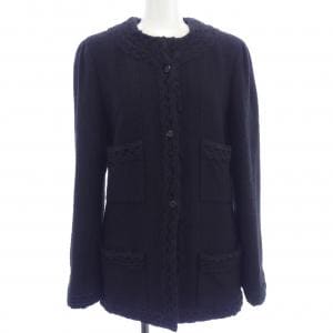 【ヴィンテージ】シャネル CHANEL ノーカラージャケット