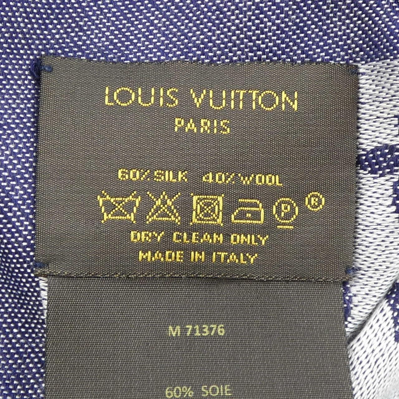 ルイヴィトン LOUIS VUITTON ショール モノグラム デニム M71376 ショール