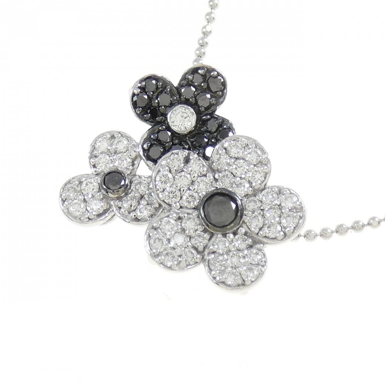ポンテヴェキオ ビアンコ エ ネロ ネックレス 0.43CT