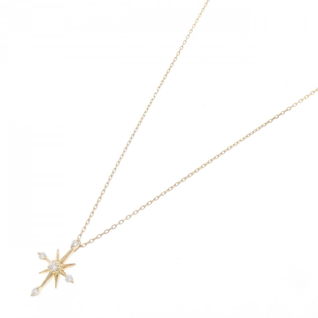 STAR JEWELRY十字星項鍊 0.04CT