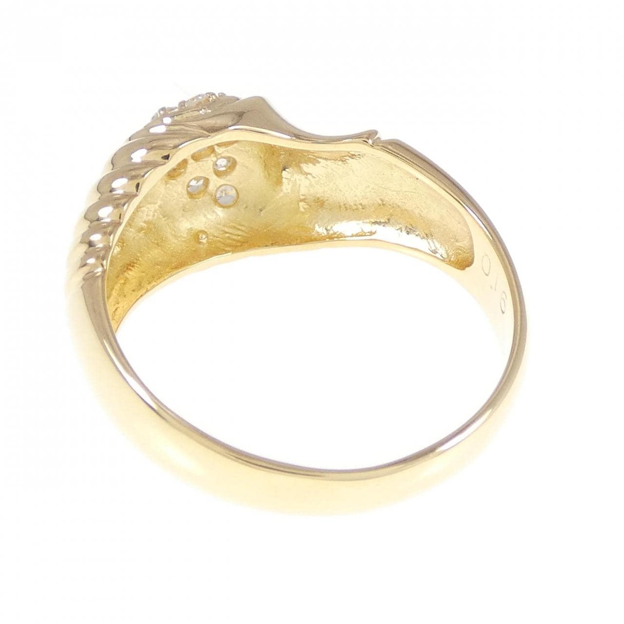 K18YG ダイヤモンド リング 0.16CT