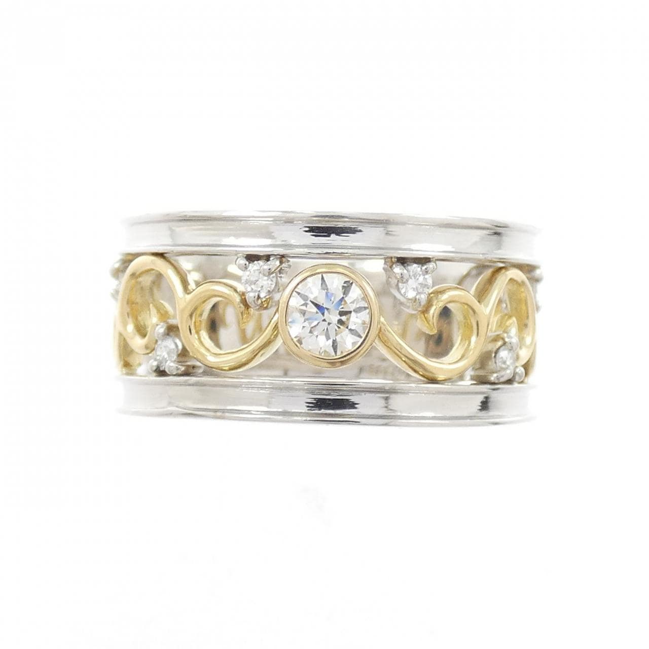 PT900/K18YG ダイヤモンド リング 0.245CT