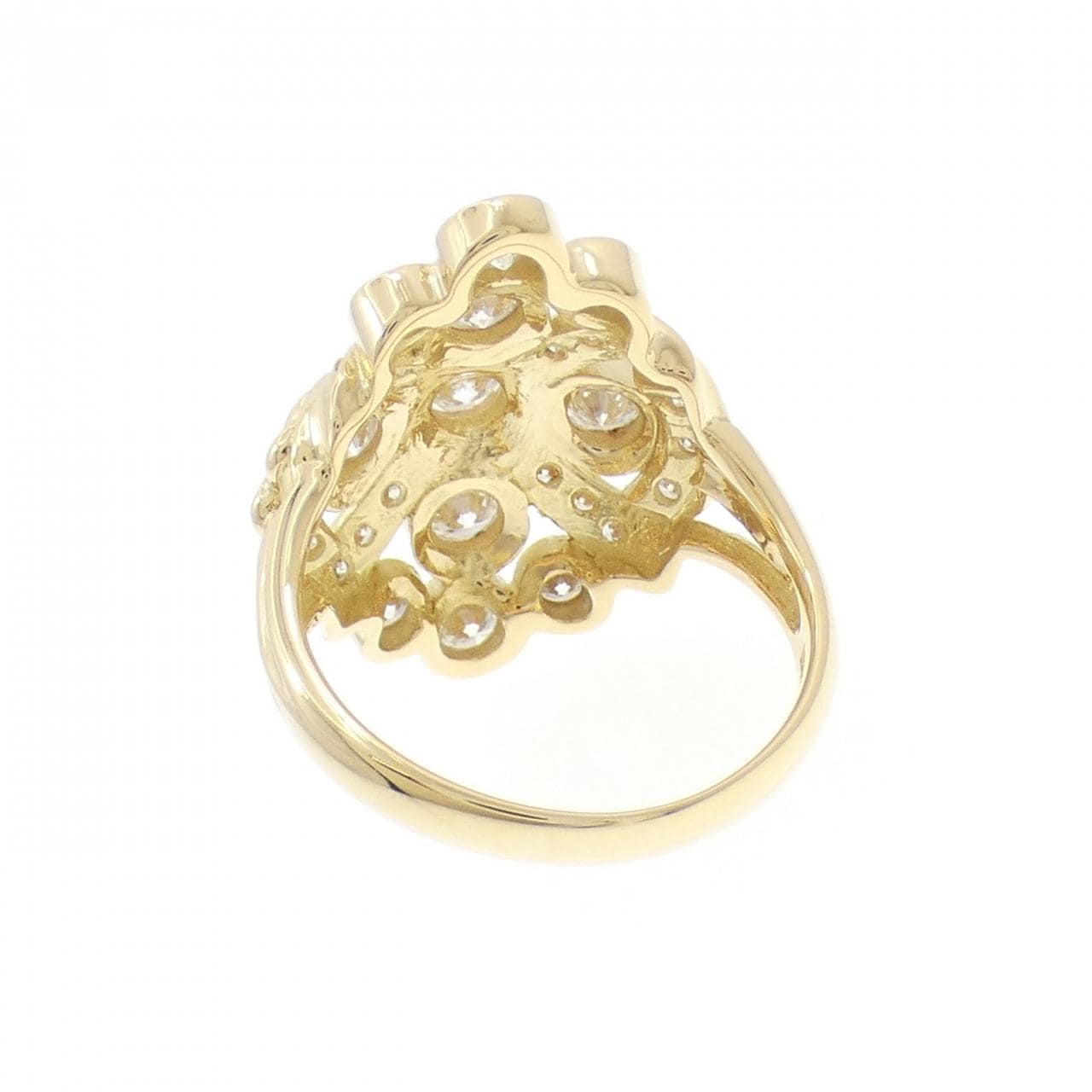 K18YG ダイヤモンド リング 1.57CT