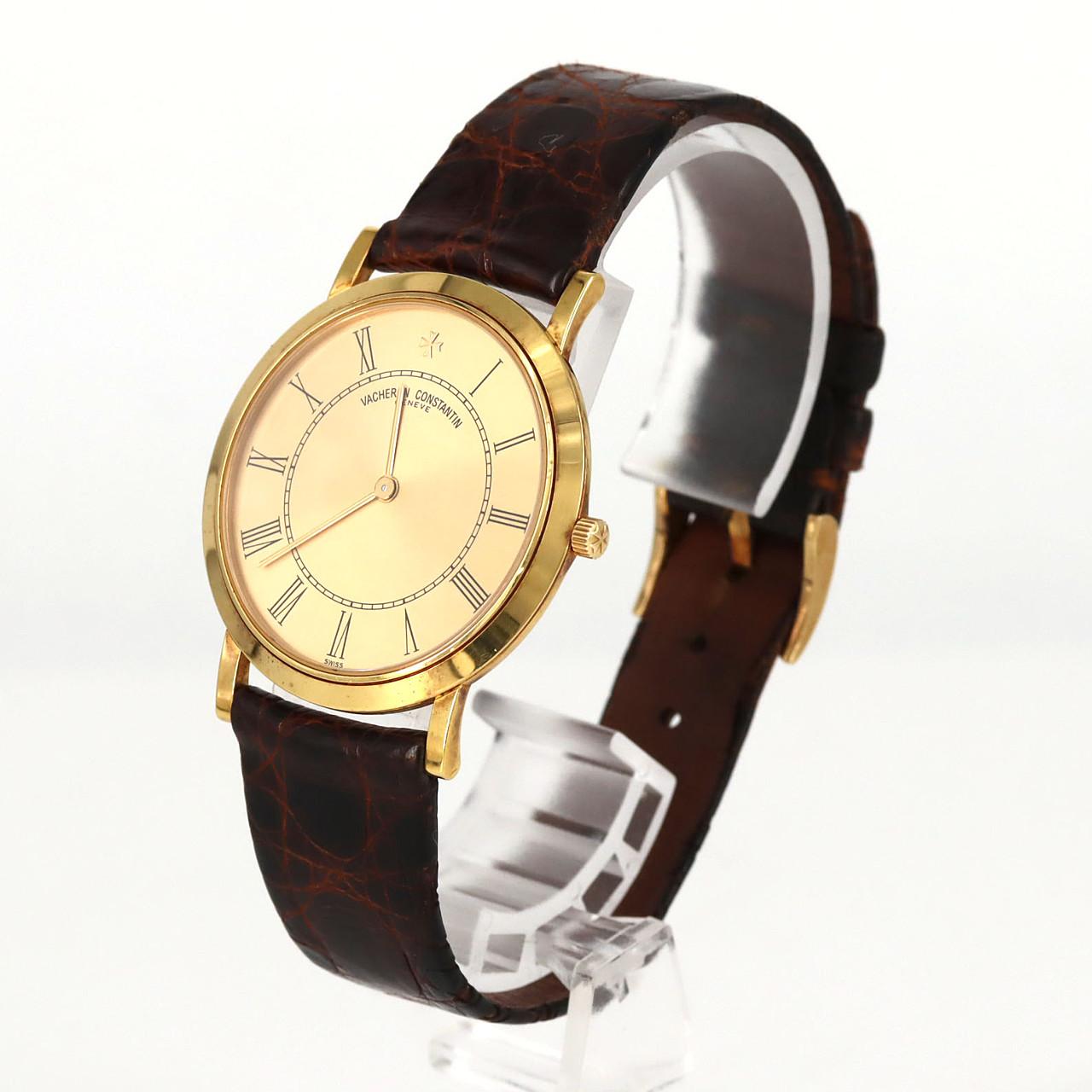 【ノーメンテナンス還元価格】ヴァシュロン･コンスタンタン エクストラフラット YG 34070/000J-7613 YG 手巻