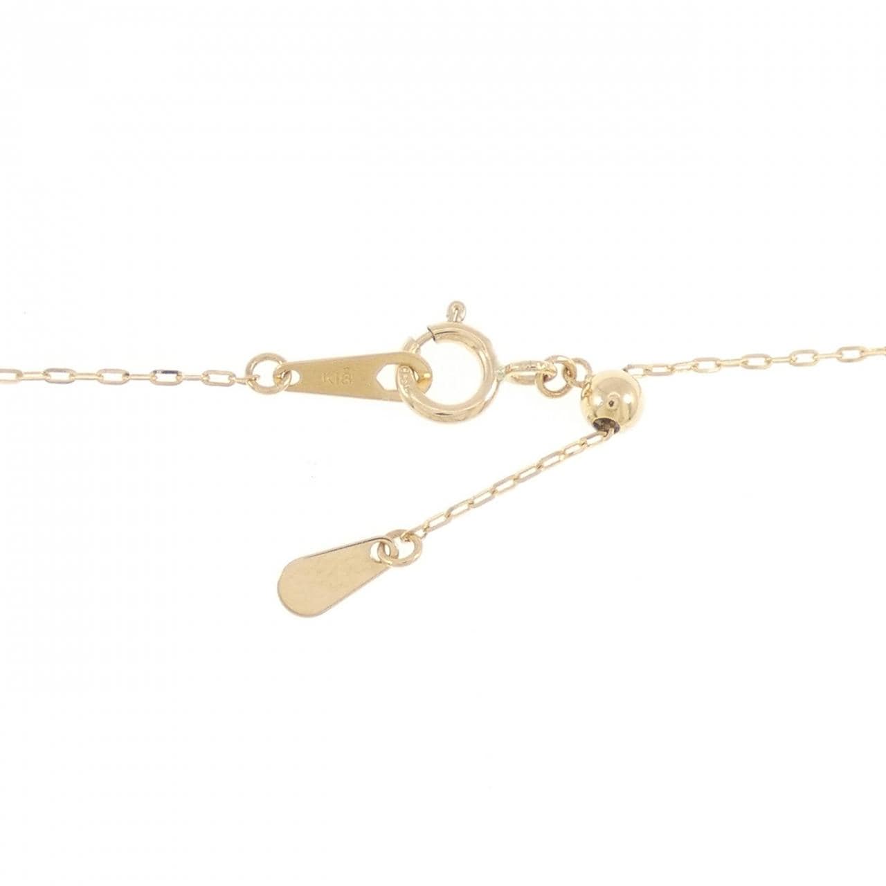 K18YG フラワー ダイヤモンド ネックレス 1.00CT