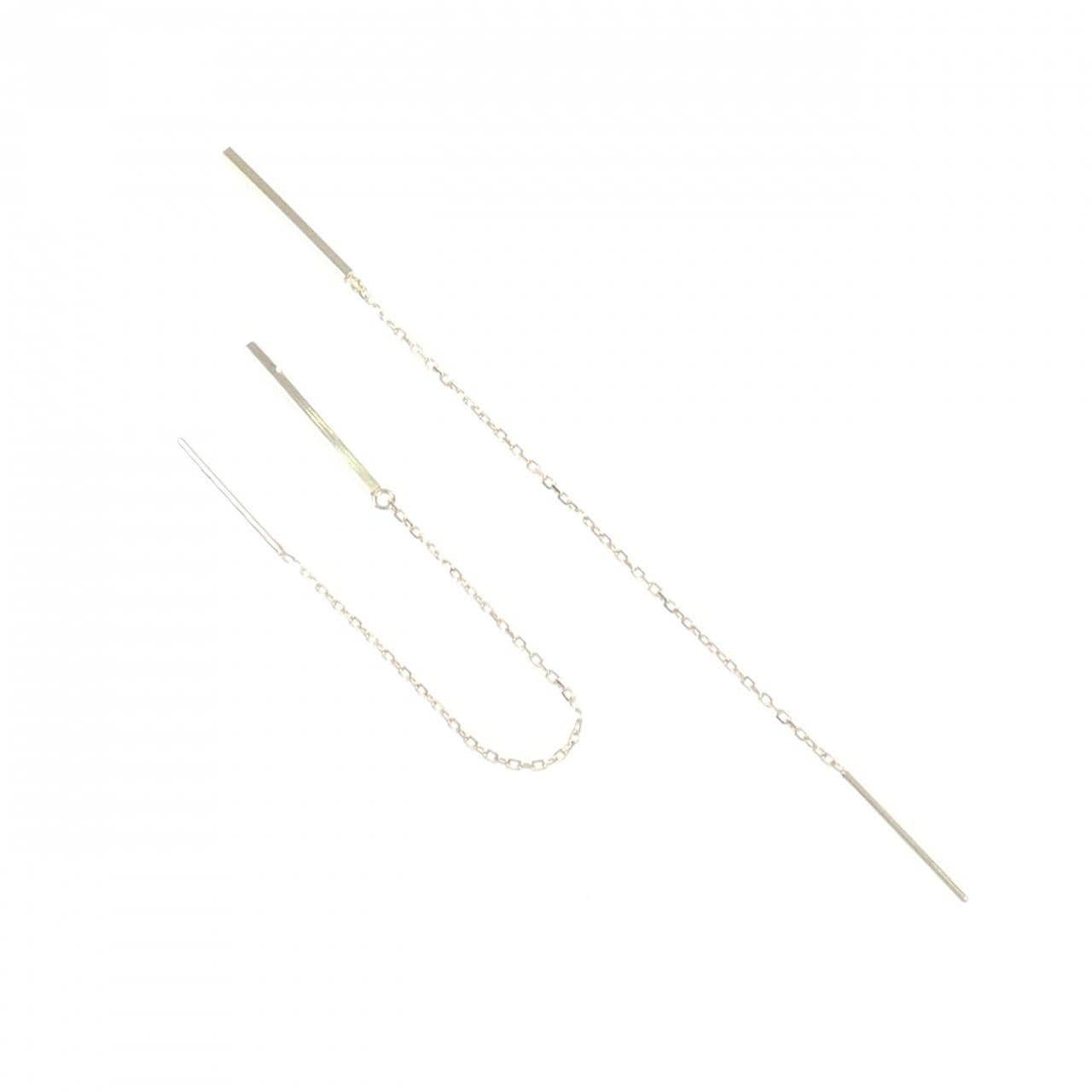 K10YG ダイヤモンド ピアス 0.006CT