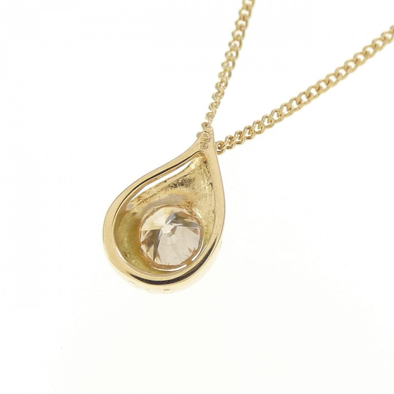 K18YG ダイヤモンド ネックレス 0.10CT
