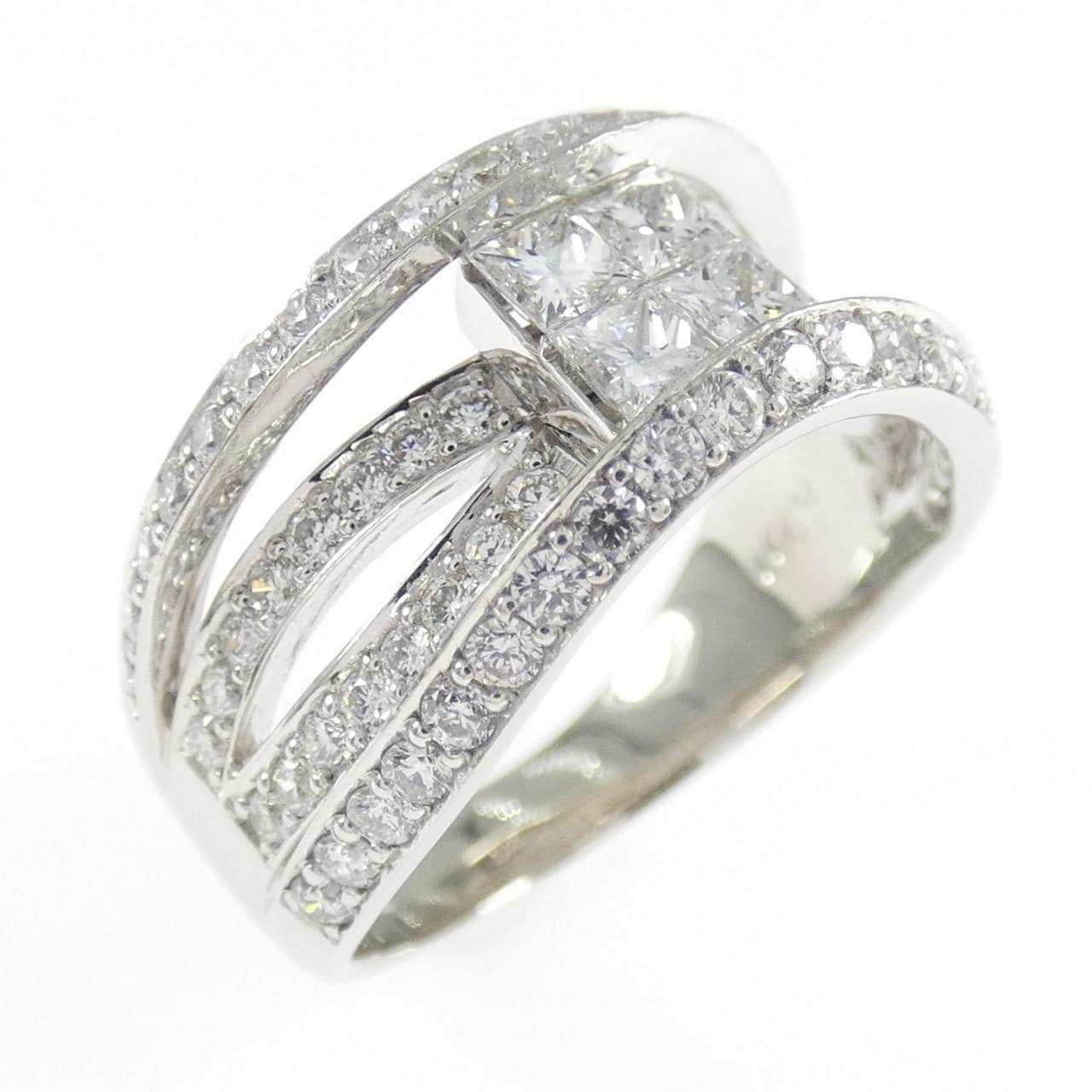 PT900 ダイヤモンド リング 1.37CT