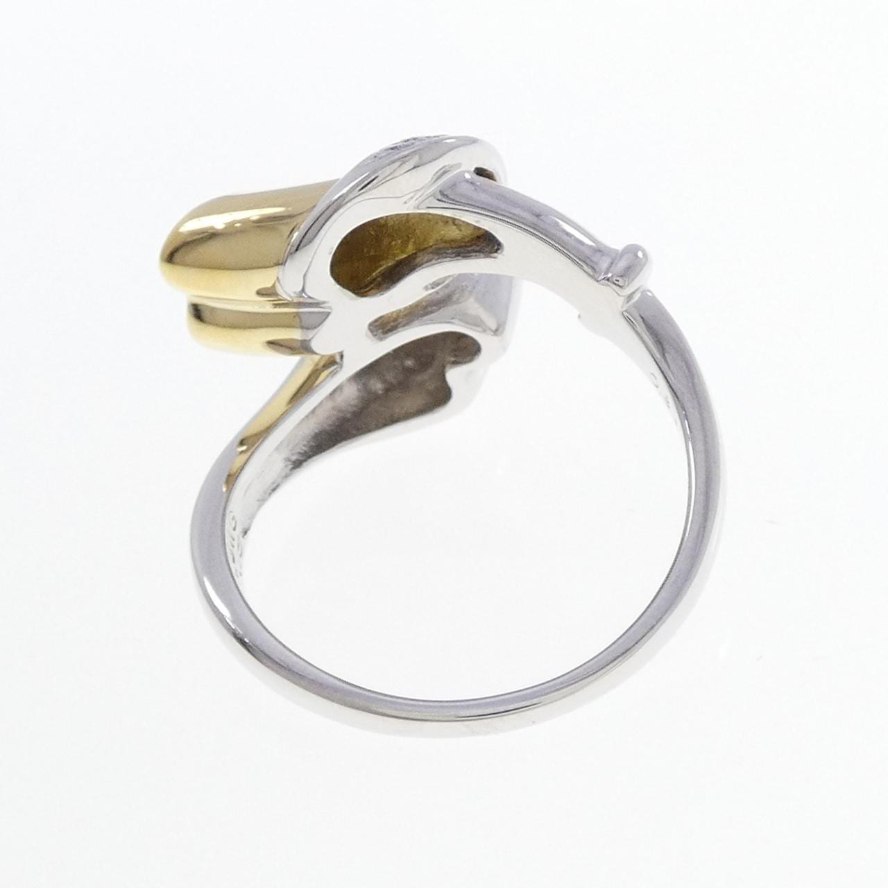 K18WG/K18YG ハート ダイヤモンド リング 0.31CT