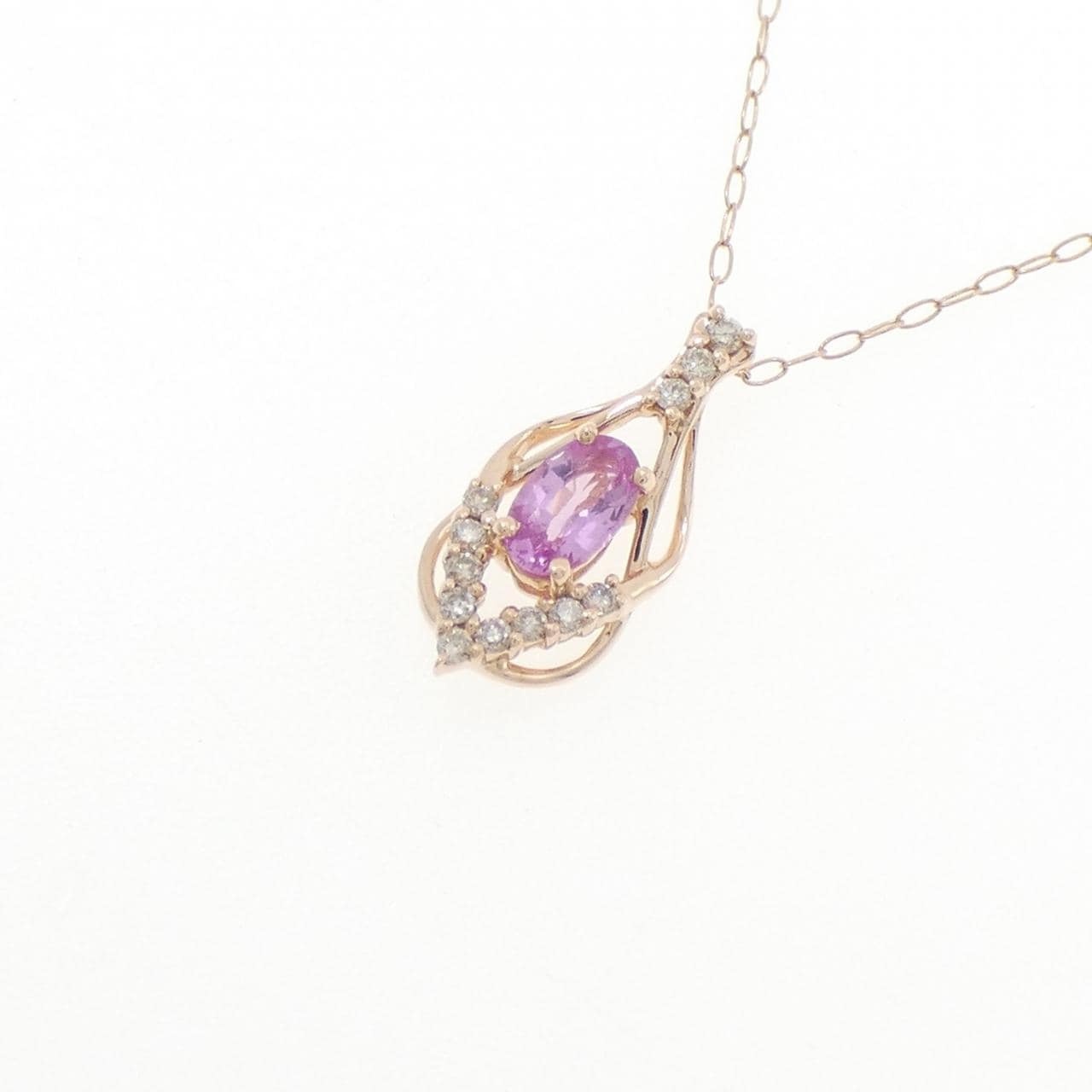 K10PG サファイヤ ネックレス