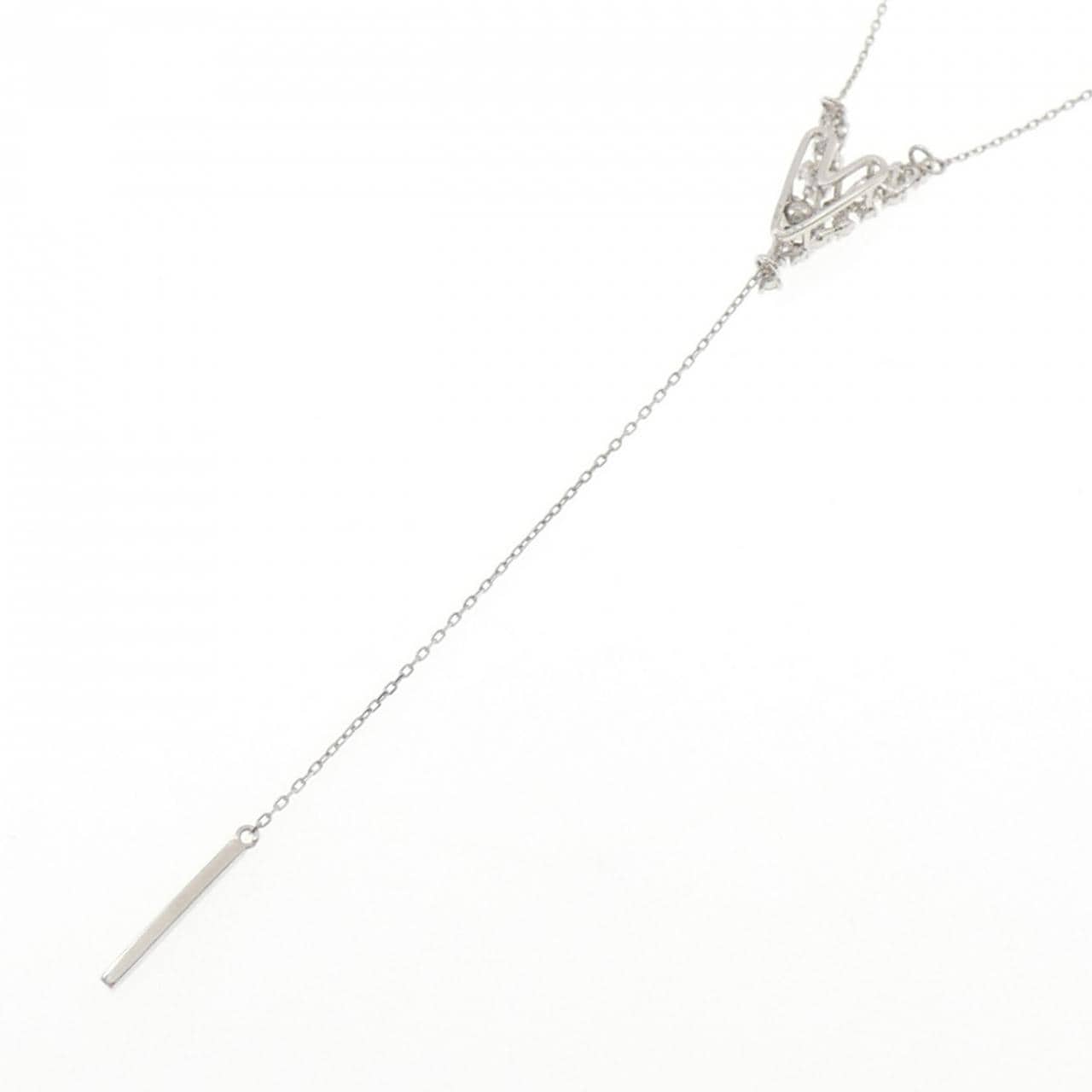 PT900/PT850 ダイヤモンド ネックレス 0.37CT