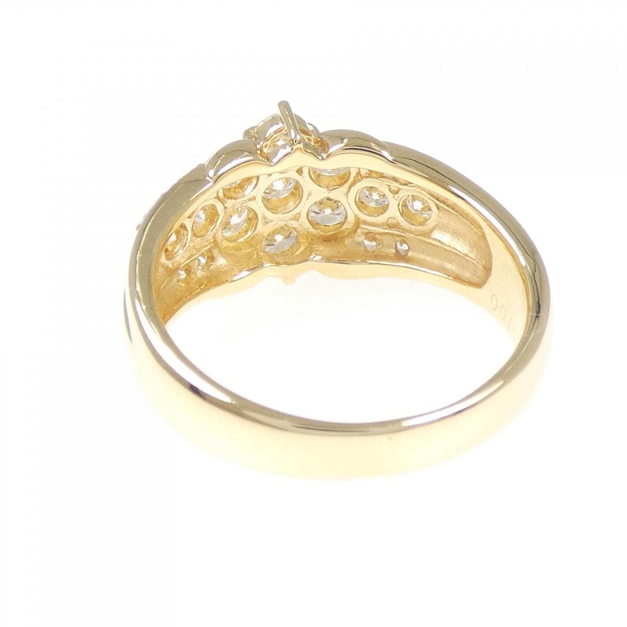 K18YG ダイヤモンド リング 1.00CT