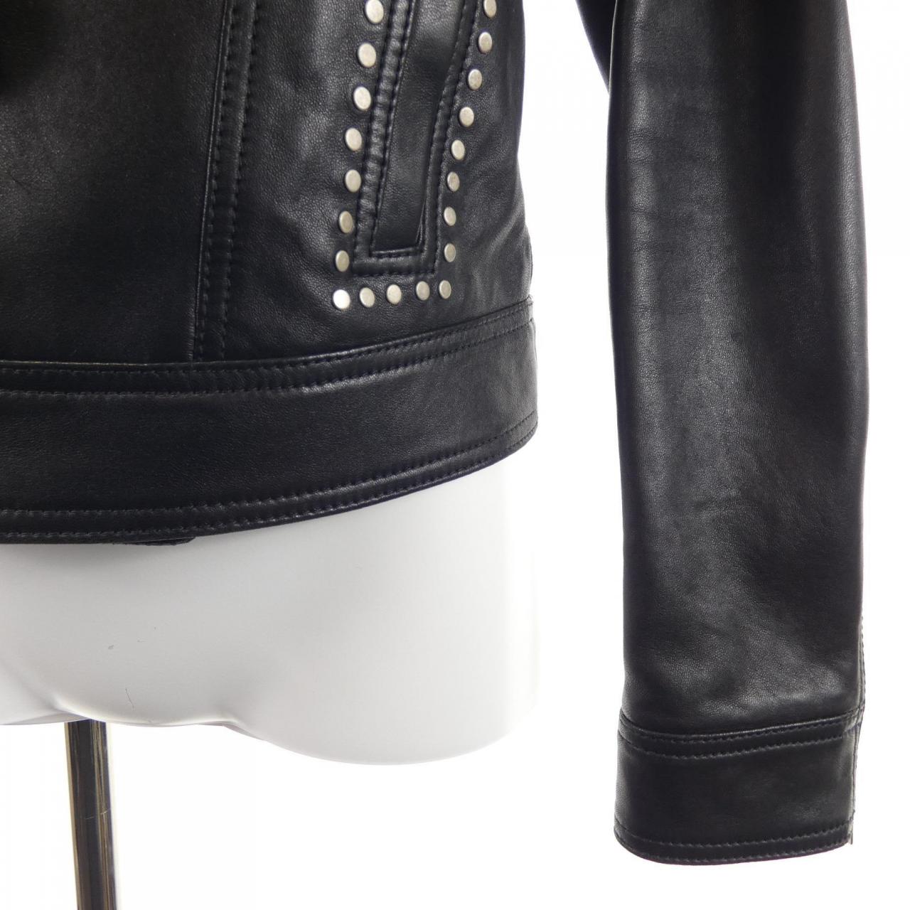 サンローラン SAINT LAURENT 530735 YC2P0 レザーライダースジャケット