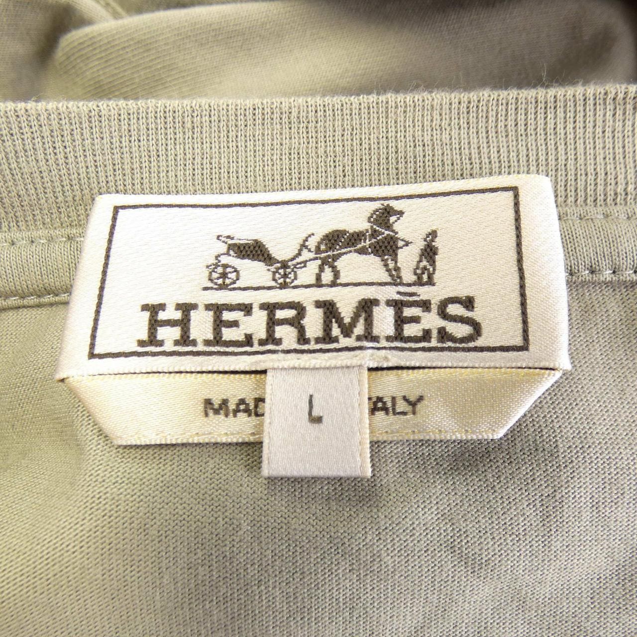 エルメス HERMES ミニレザーパッチ　ジュ ダドレス JEU D'ADRESS 457930HA Tシャツ