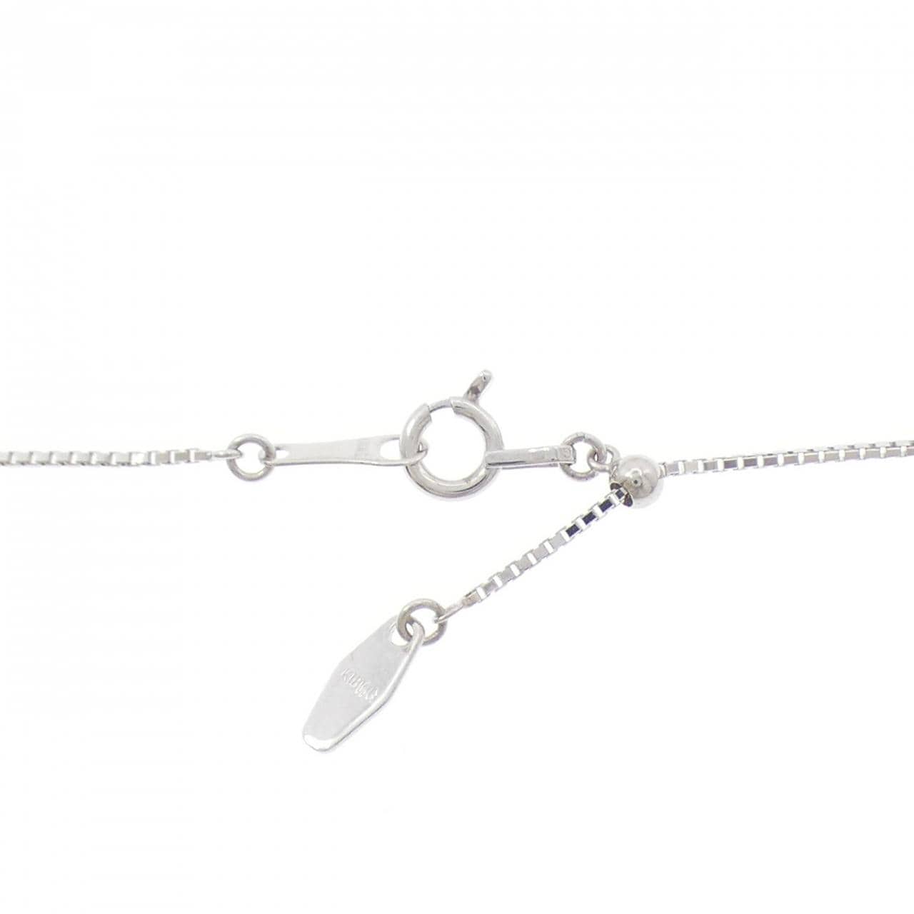 K18WG ダイヤモンド ネックレス