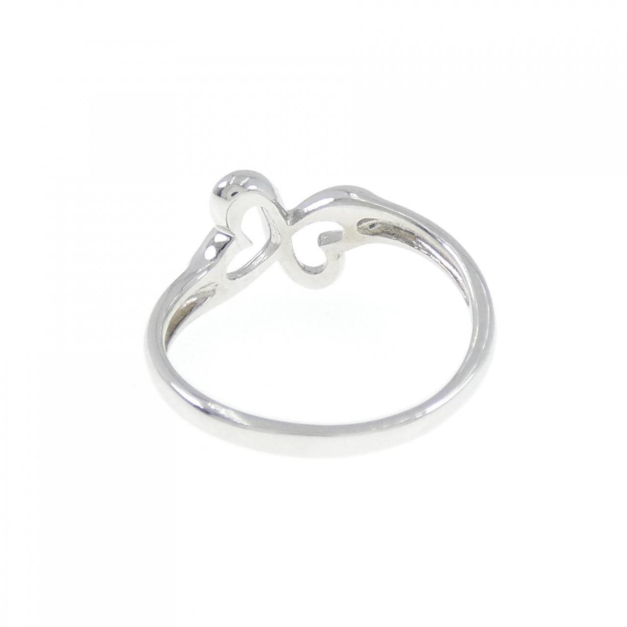 K14WG ダイヤモンド リング 0.02CT