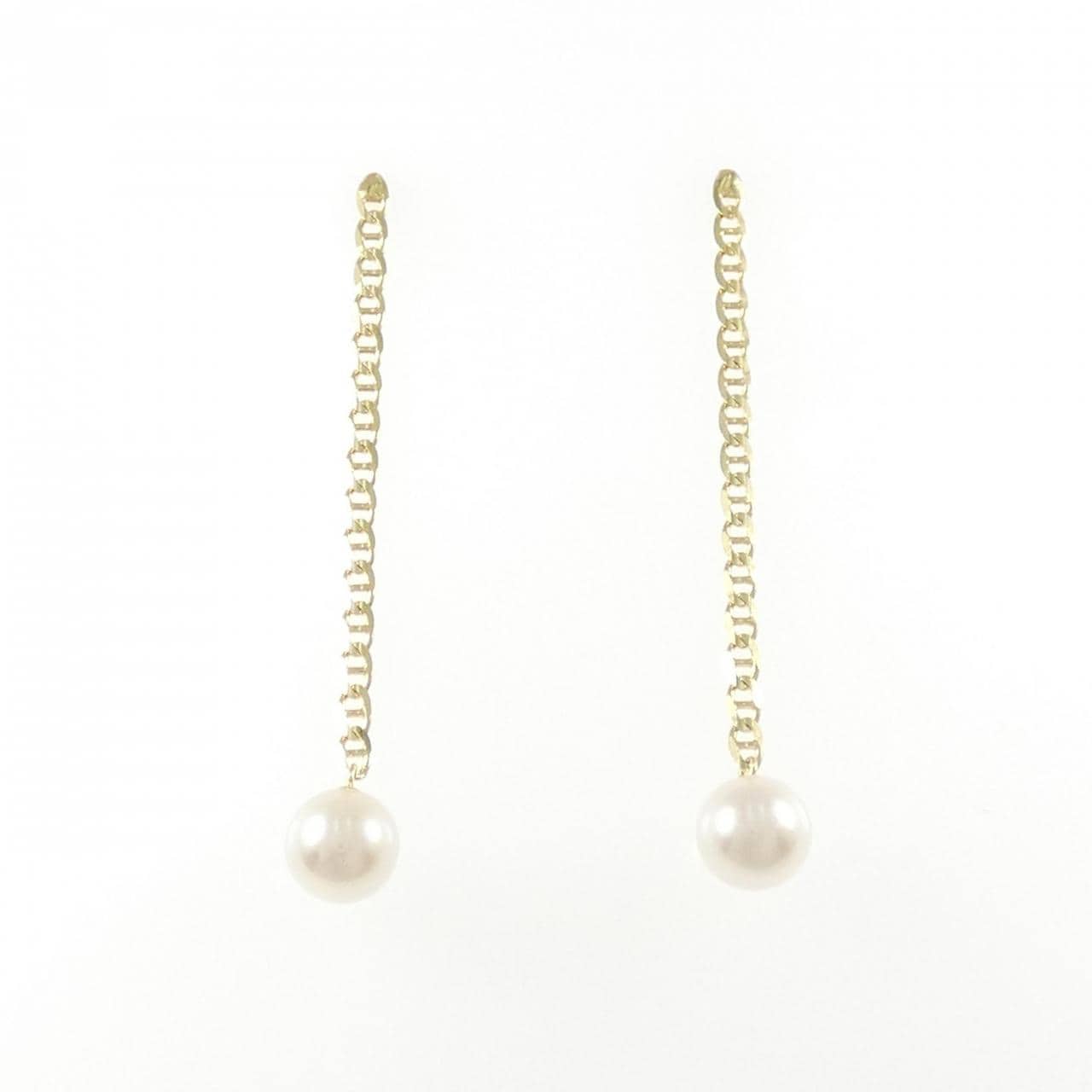 K18YG アコヤパール ピアス 6.0mm