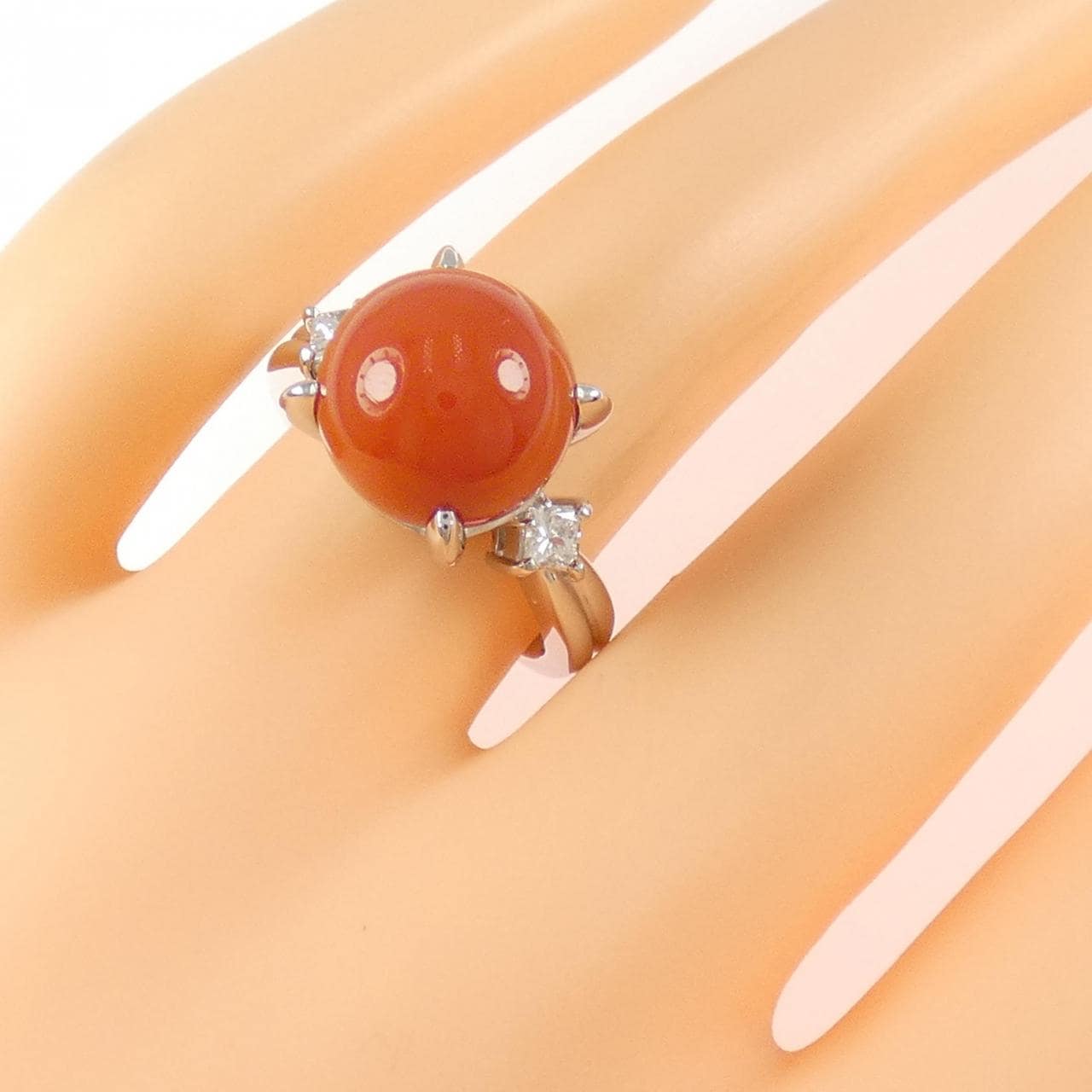 PT900 サンゴ リング 11.0mm