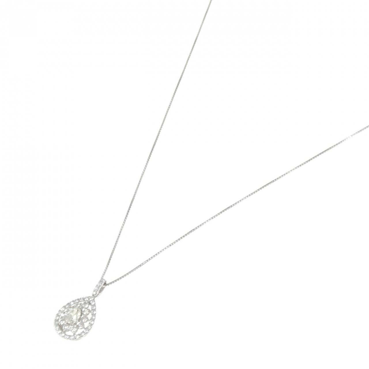 【新品】PT900/PT850 ダイヤモンド ネックレス 0.50CT