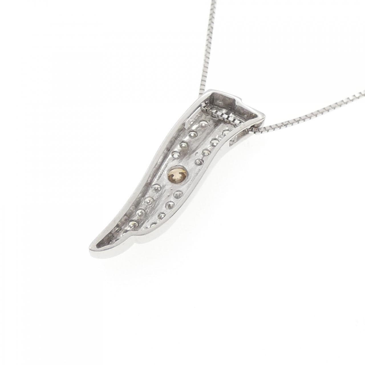 K18WG ダイヤモンド ネックレス 0.50CT