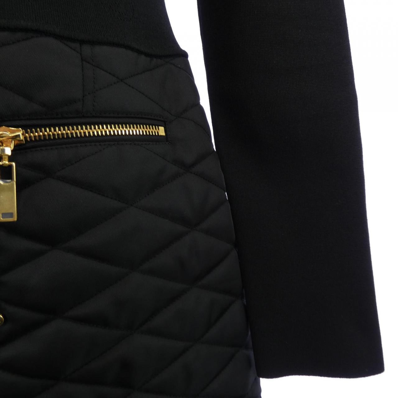 ルイヴィトン LOUIS VUITTON バイマテリアルAラインニットドレス FIKD01OUI ワンピース