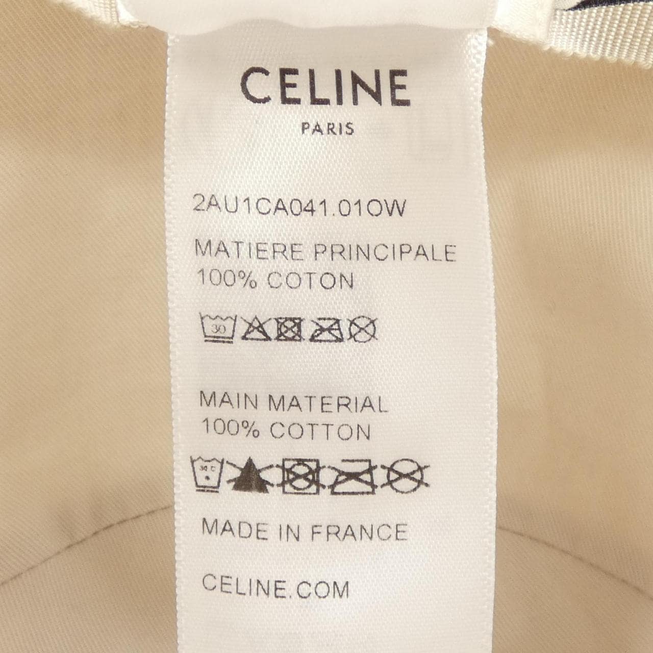 セリーヌ CELINE トリオンフ TRIOMPH 2AU1CA041 ハット