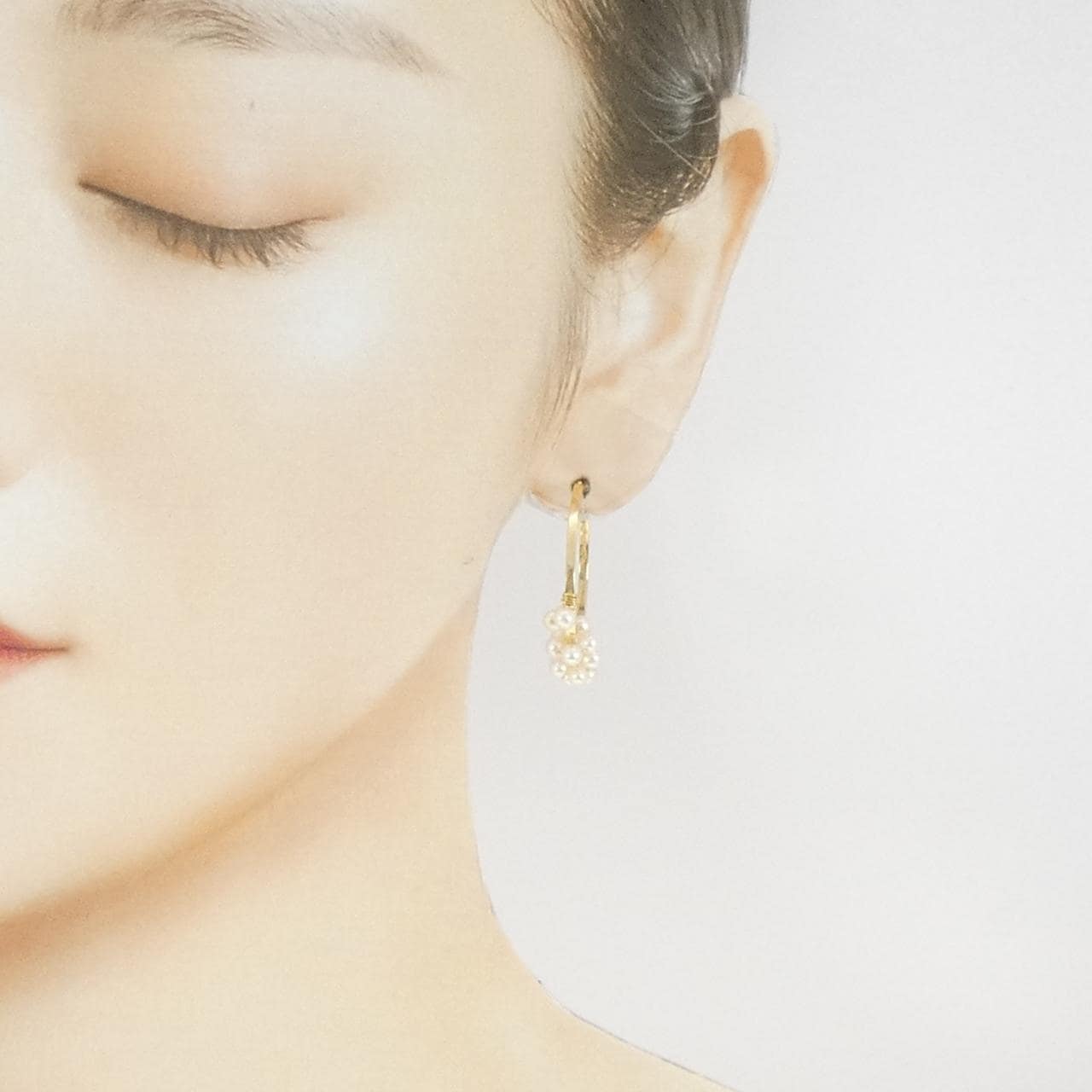 ペルリータ･ミキモト 淡水パール ピアス