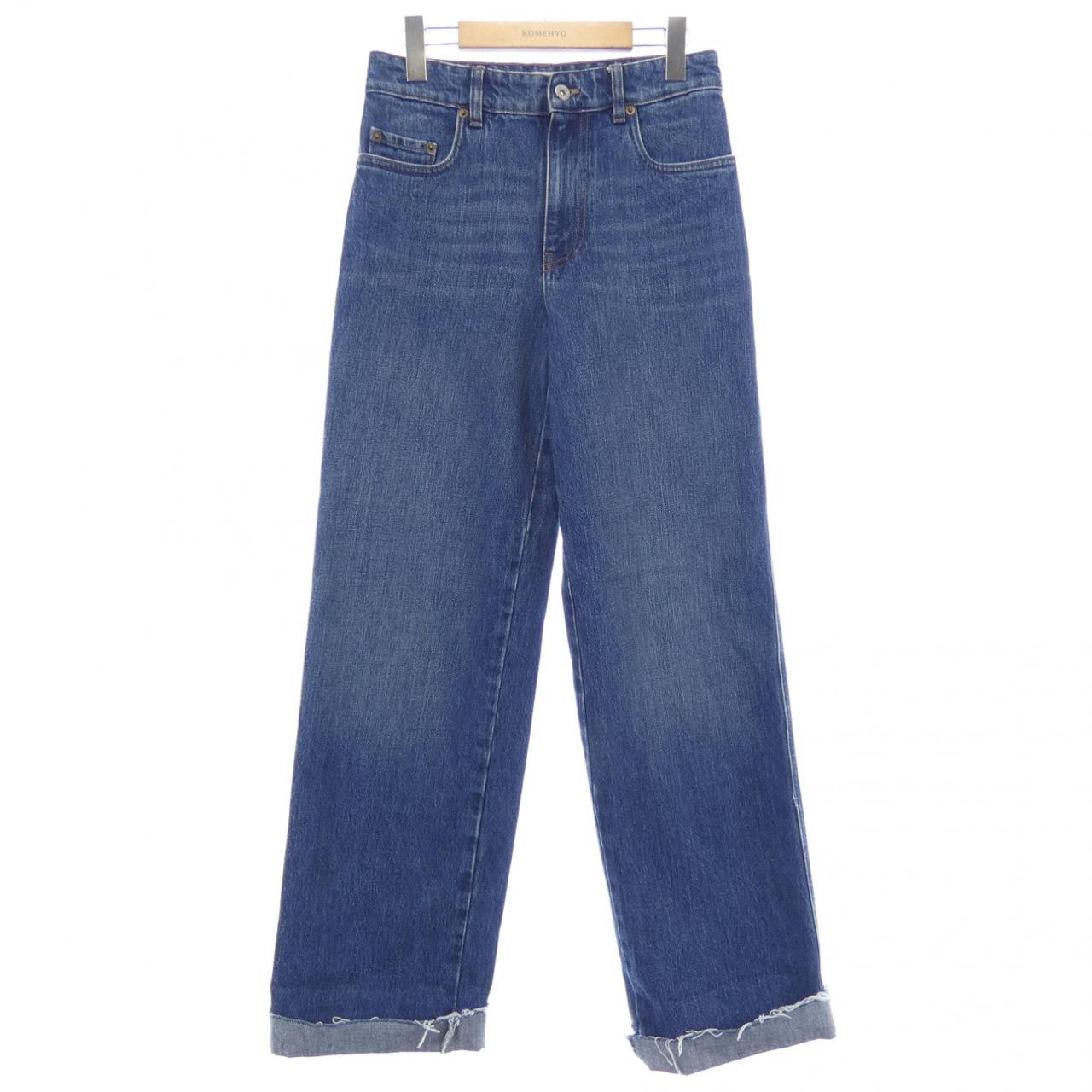 ミュウミュウ MIU MIU 5ポケット MIUMIUロゴ GWP435 SOOO 10BF ジーンズ