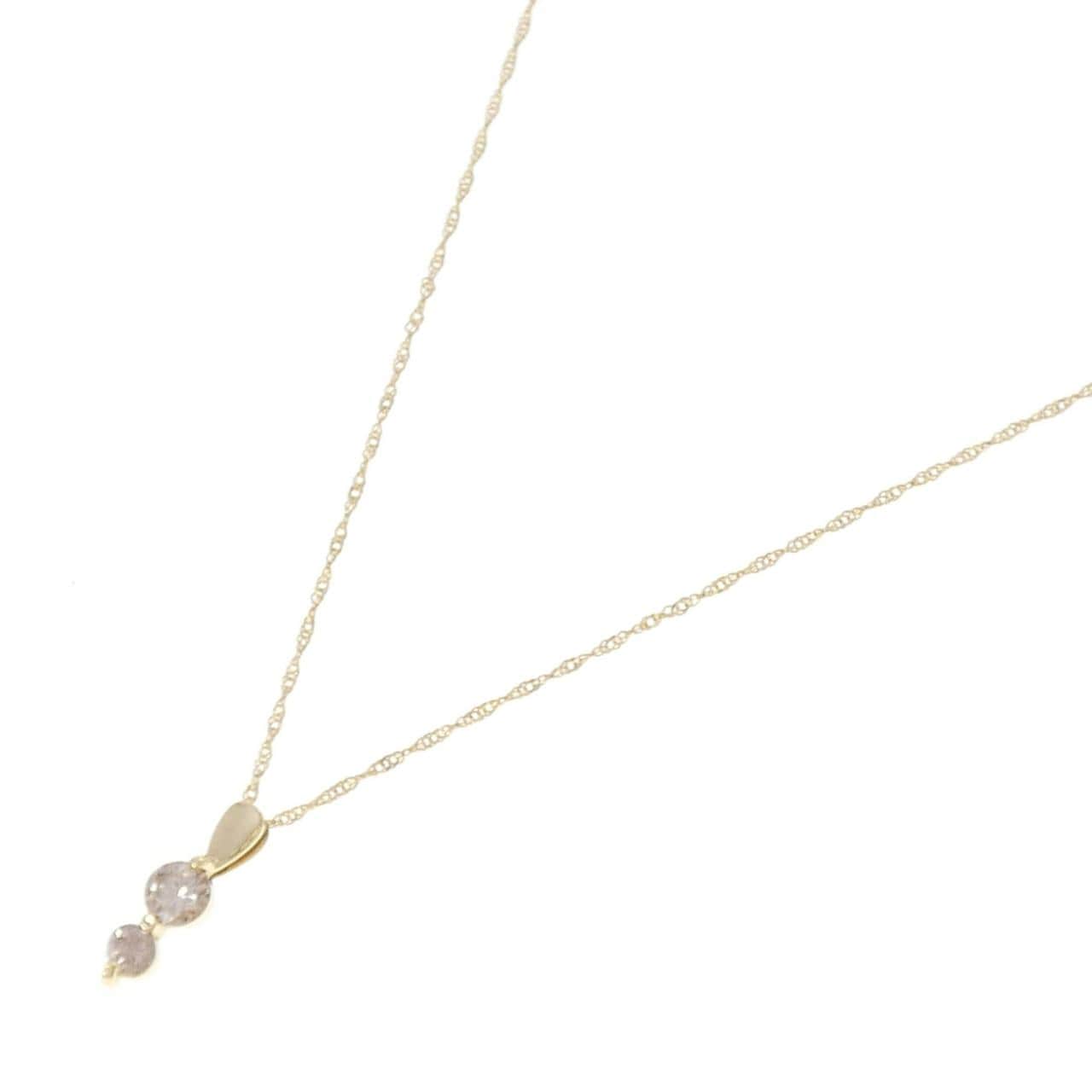 K18YG ダイヤモンド ネックレス 0.30CT