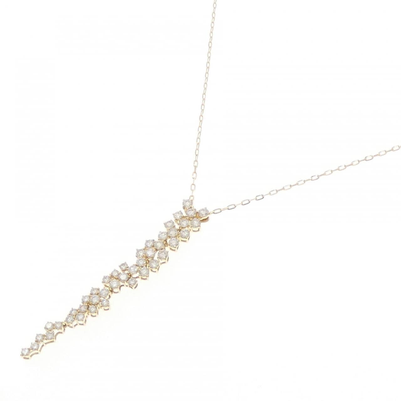 K18YG ダイヤモンド ネックレス 3.00CT