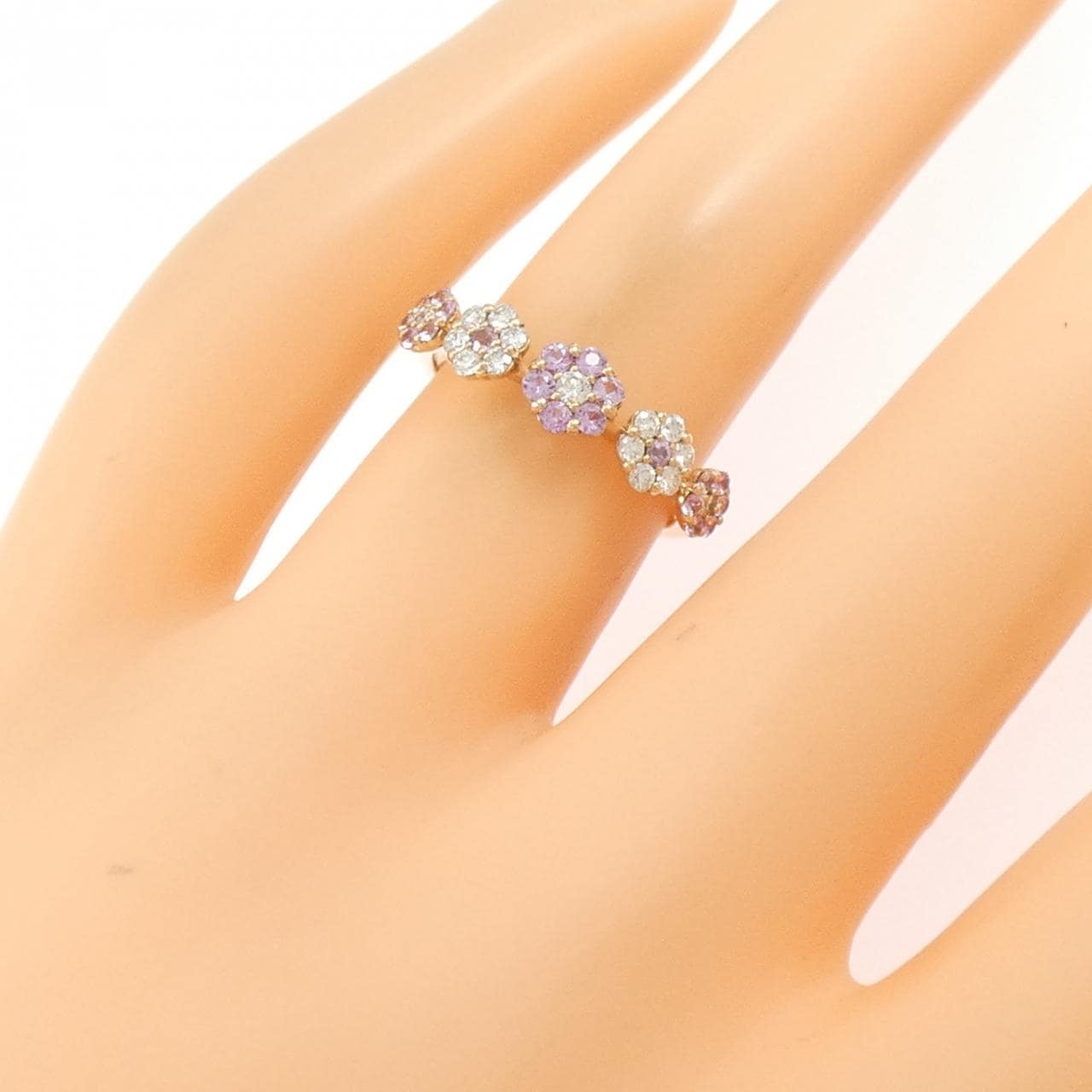 ポンテヴェキオ フラワー リング 0.28CT