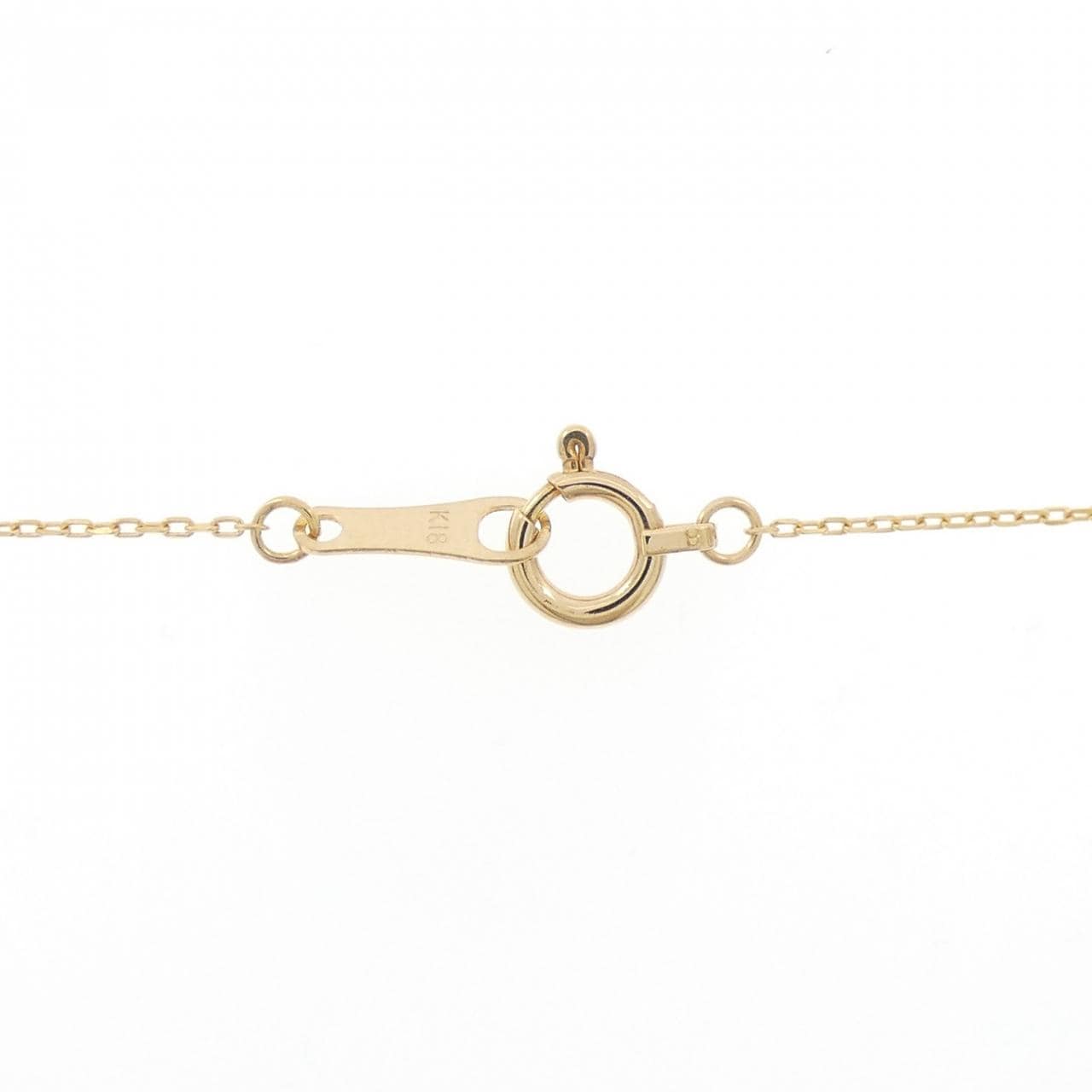 K18YG ダイヤモンド ネックレス 0.21CT