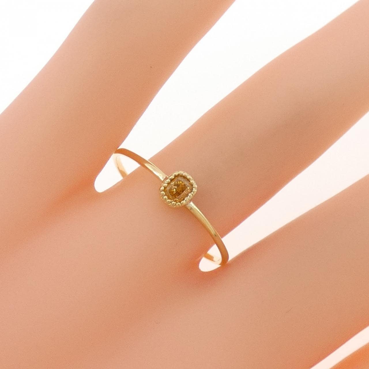 K18YG ダイヤモンド リング 0.15CT