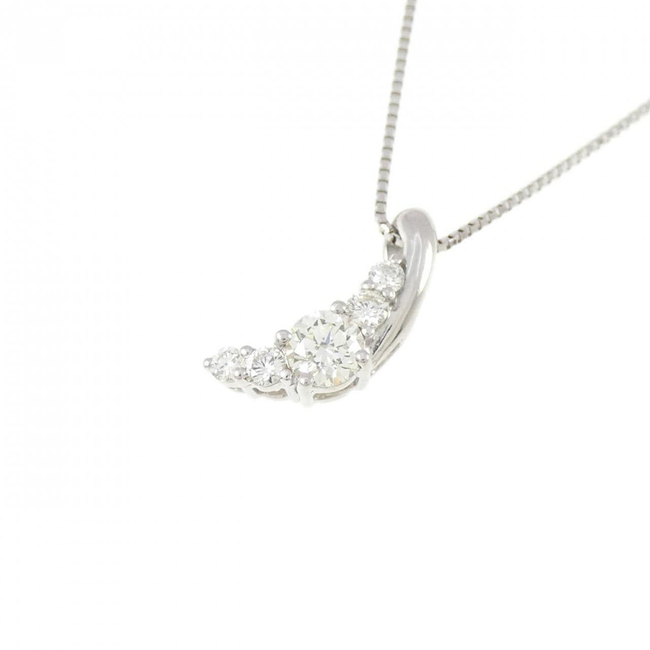 PT900/PT850 ダイヤモンド ネックレス 0.35CT