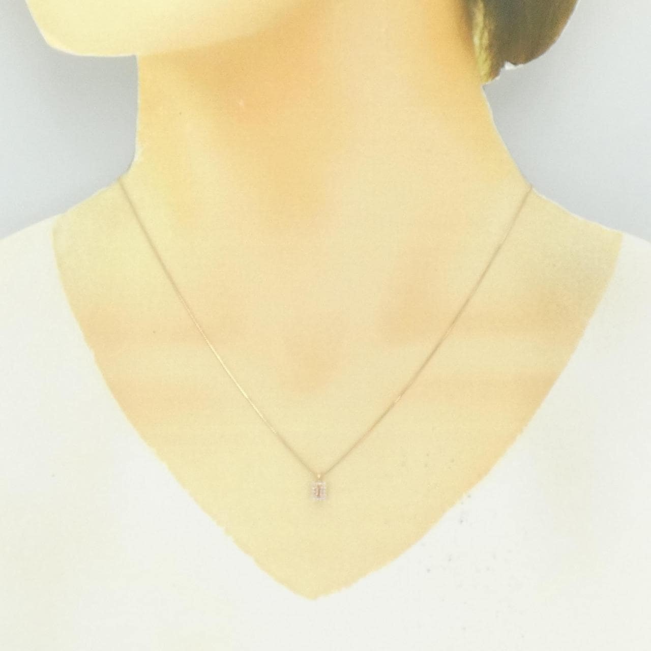 K18PG サファイヤ ネックレス 0.098CT