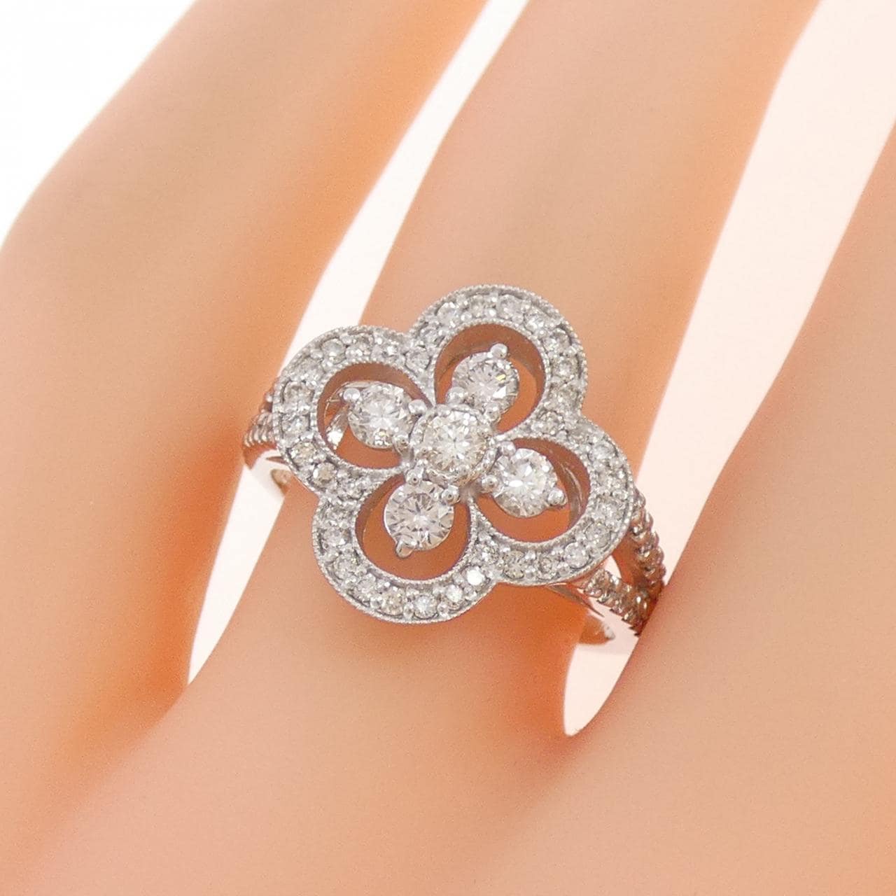 PT900 ダイヤモンド リング 0.75CT