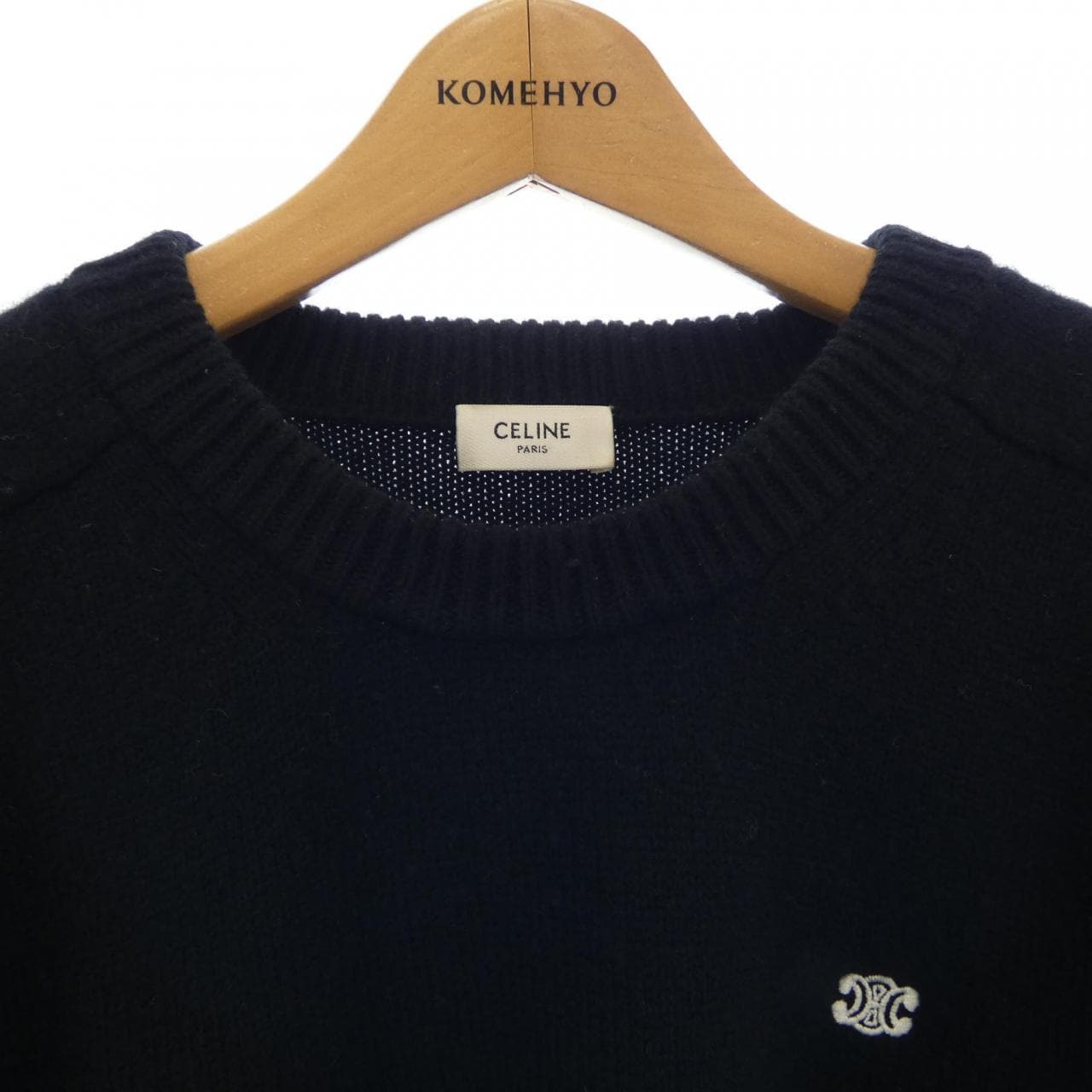 セリーヌ CELINE トリオンフ TRIOMPHE　クルーネックセーター 2AC85048T ニット